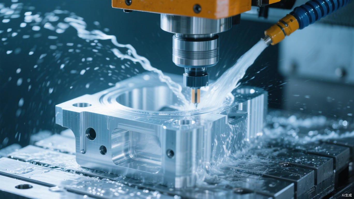 CNC machined metal parts (illustrative image)